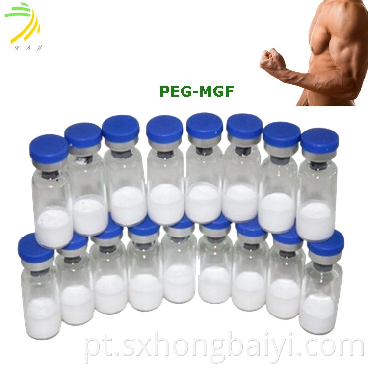 Atacado 99% de pureza PEG mgf peptídeos em pó PEG-MGF 10mg/frasco para musculação